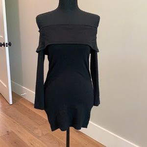 Missguided Black mini dress